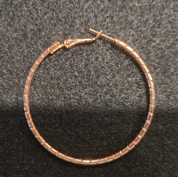 Rose Gold Tone Earrings - Picture 2 of 6